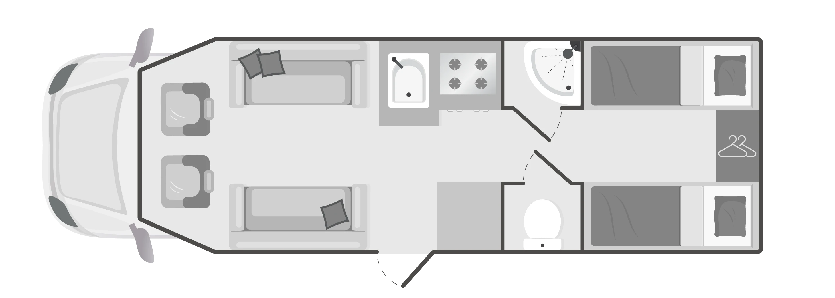 Caravan Floor Plan