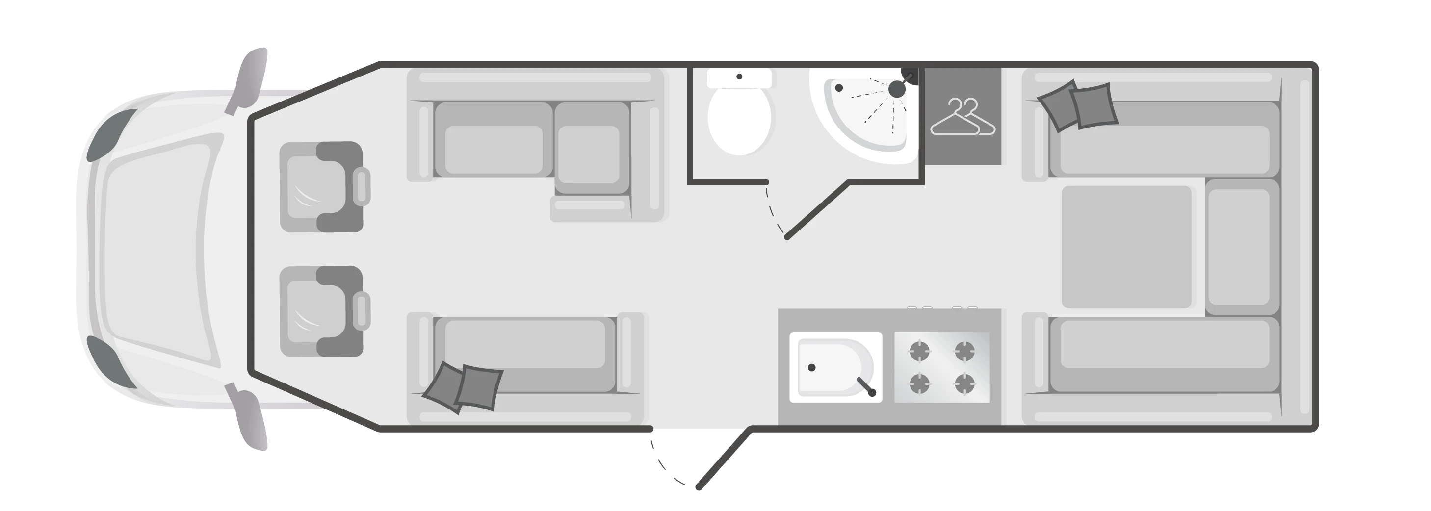 Caravan Floor Plan