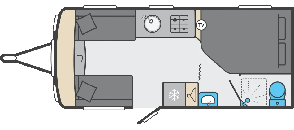 Caravan Floor Plan