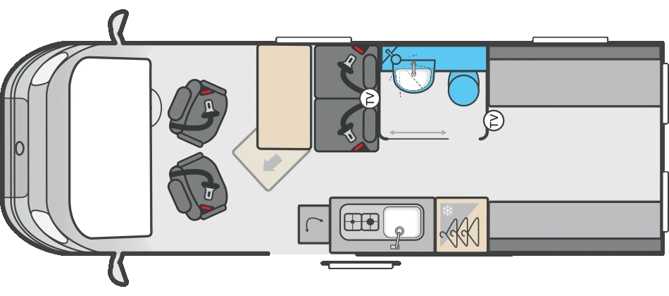Caravan Floor Plan